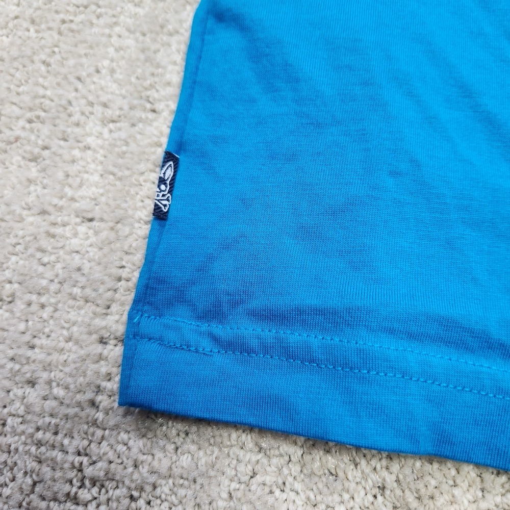 Psycho Bunny Shirt Men 6 Jordan Mesh Tee Blue Pima Cotton Wealth NEW - Picture 7 of 12